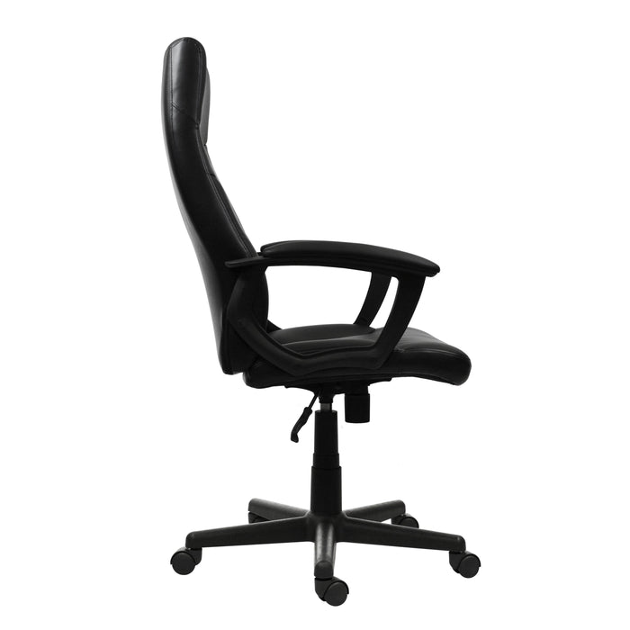 Techni Mobili Medium Back Executive Office Chair, Black