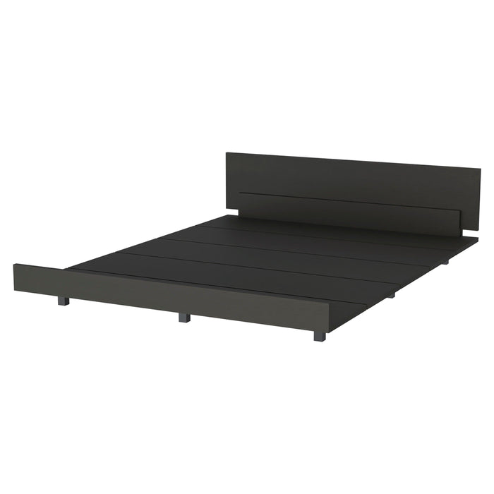 Nimmo Queen Bed Frame Black Wengue