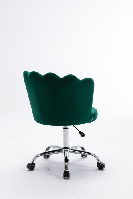 Swivel Shell Chair for Living Room/Bed Room,Modern Leisure office Chair  Green