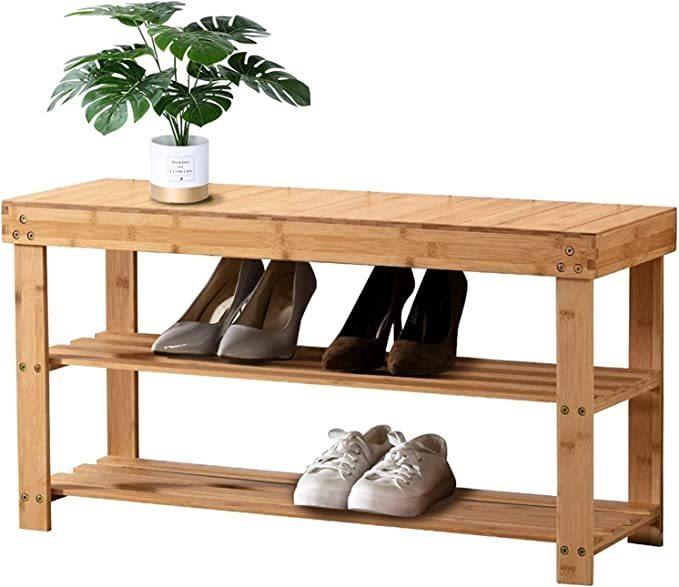 Shoe Rack BenchStorage Organizer 3 Tier