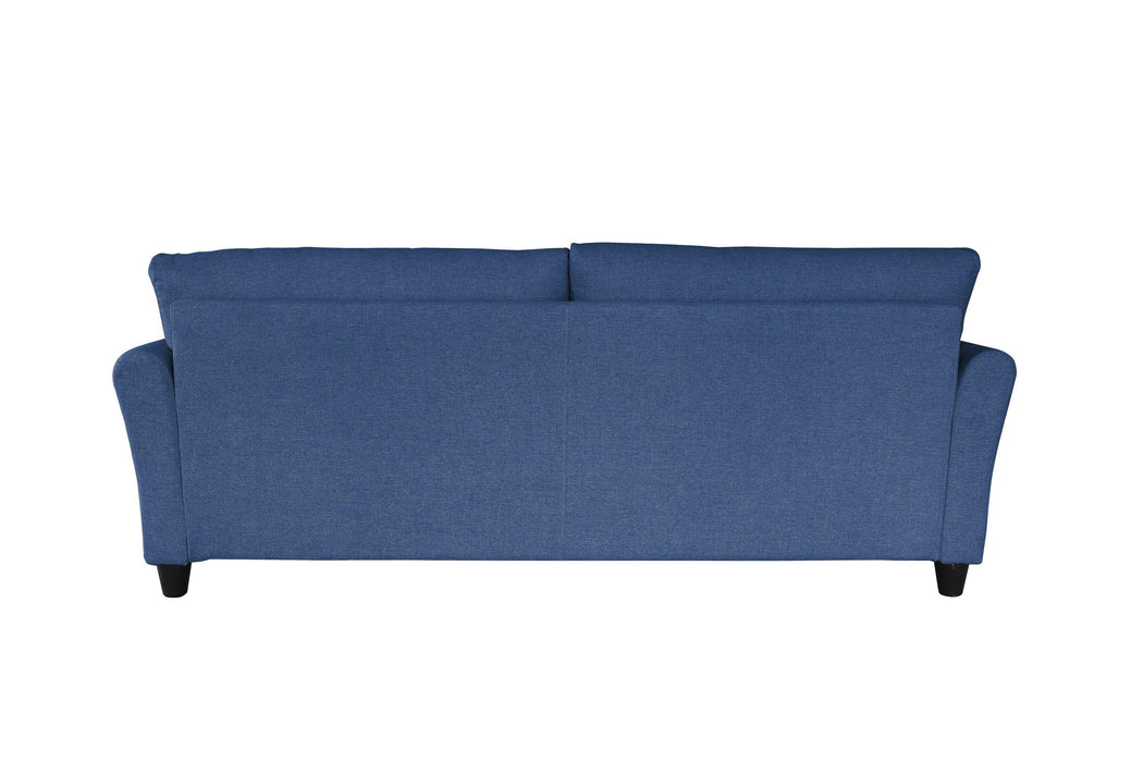 2042 Blue three-seat sofa, linen