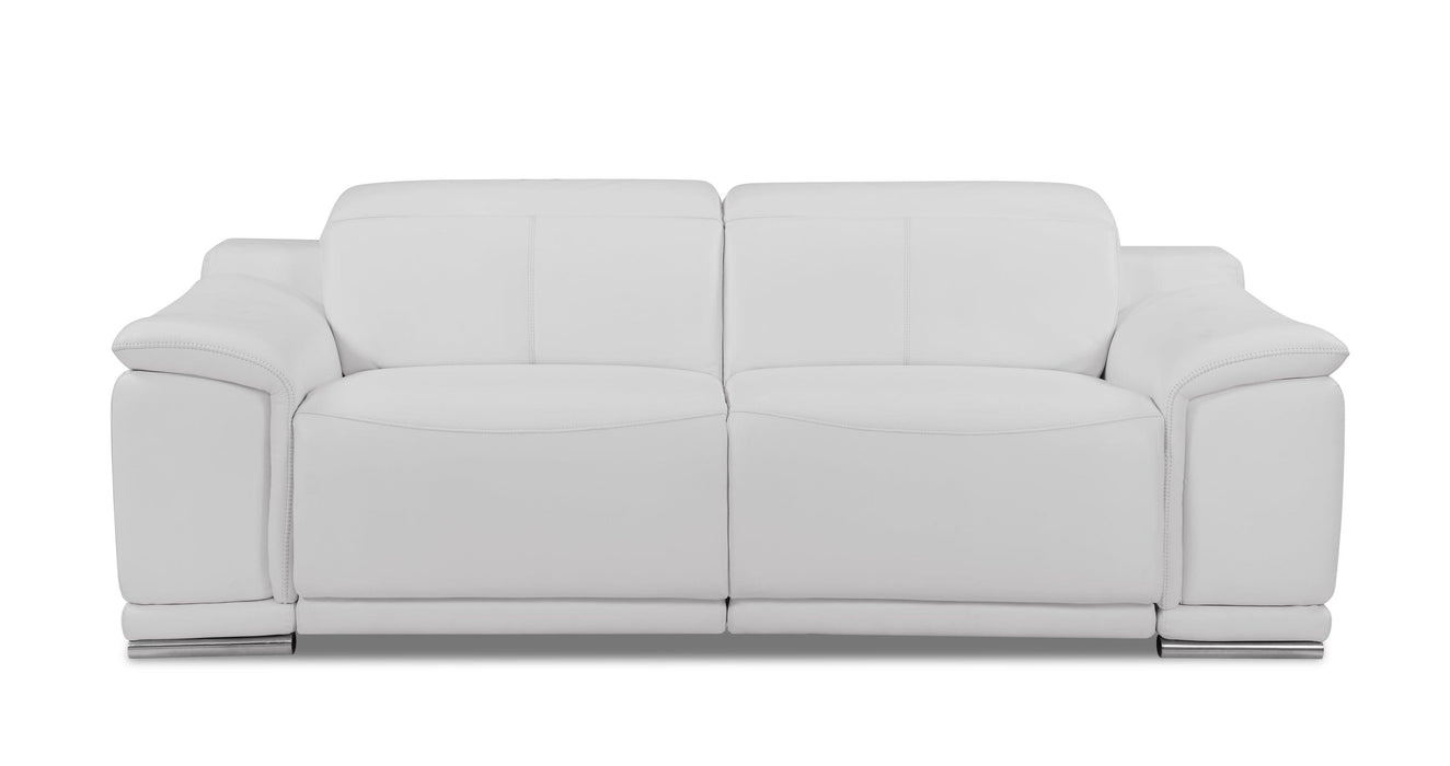 Global United Genuine Italian Leather Power Reclining Sofa