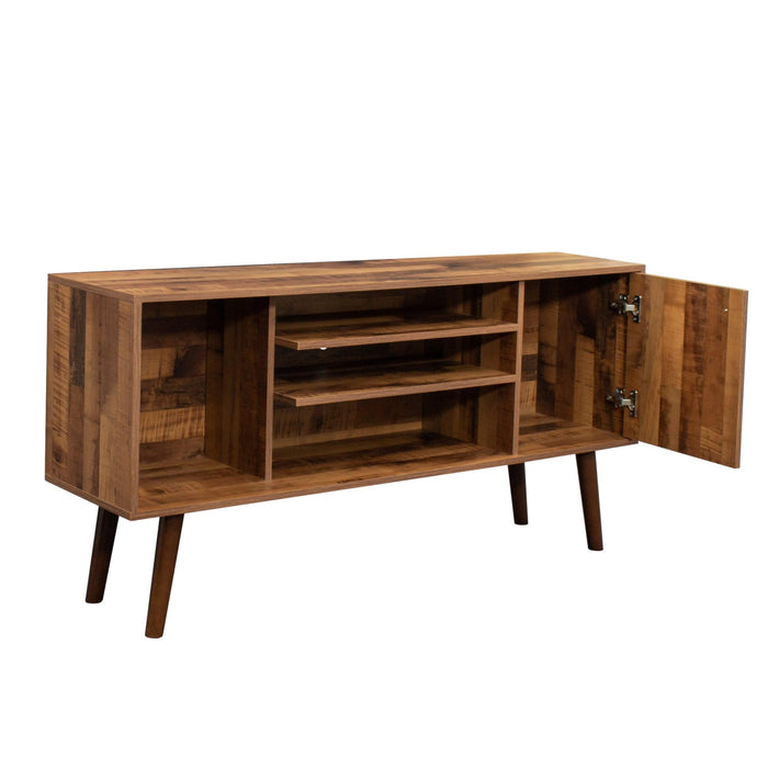 TV Stand Use in Living Room Furniture with 1Storage and 2 shelves Cabinet, high quality particle board,fir wood