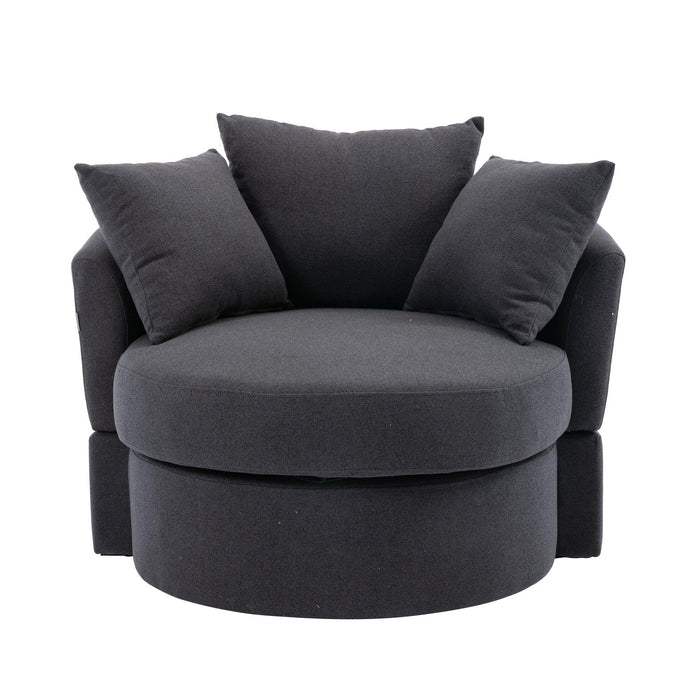 Modern  Akili swivel accent chair  barrel chair  for hotel living room /Modern  leisure chair