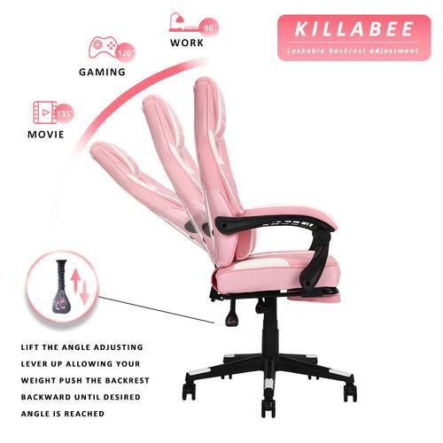 Ergonomic massage/rotary racing office game computer chair/PU leather