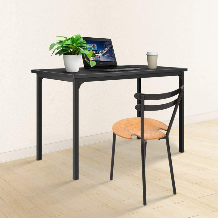 Simple DeluxeModern Design, Simple Style Table Home Office Computer Desk for Working, Studying, Writing or Gaming, Black