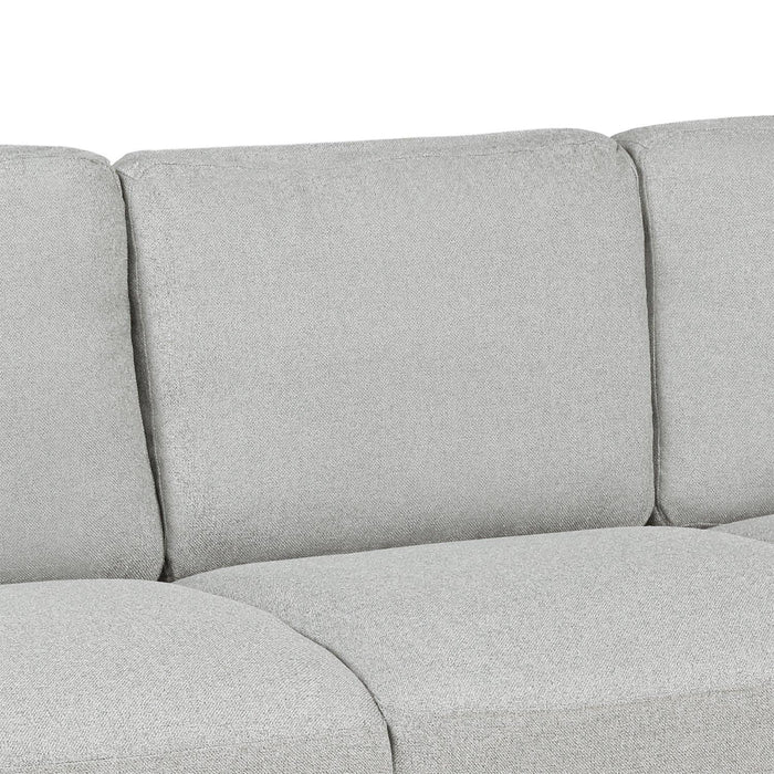 Living Room Furniture Loveseat Sofa and 3-seat  sofa (Light Gray)