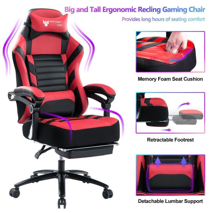 Seat Height Adjustable Swivel Racing Office Computer Ergonomic Video Game Chair