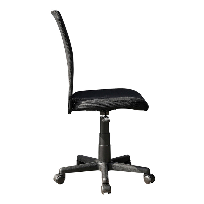 Techni Mobili Mesh Task Office Chair, Black