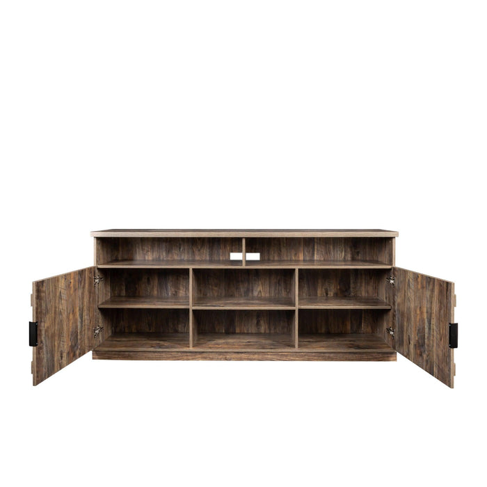 TV Stand ,Modern Wood Universal Media Console,Home Living Room Furniture Entertainment Center