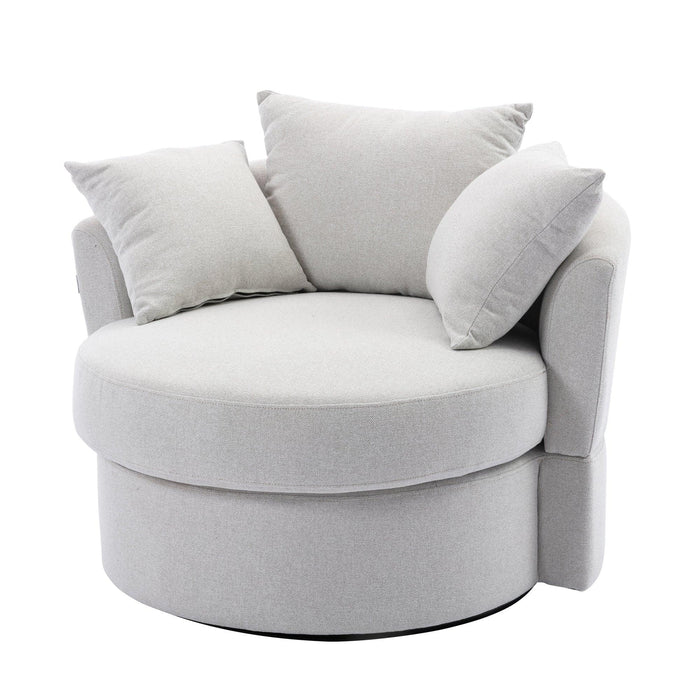 Modern  Akili swivel accent chair  barrel chair  for hotel living room /Modern  leisure chair