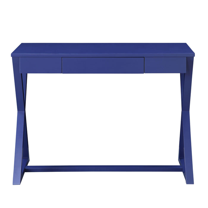 ACME Nalo Writing Desk, Twilight Blue Finish OF00173