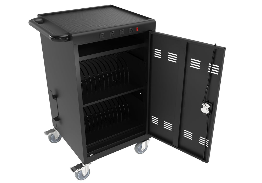 Mobile Charging Cart and Cabinet for Tablets Laptops 35-Device (B30PLUS)