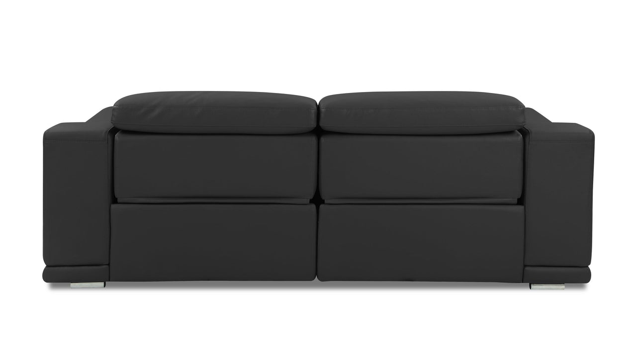 Global United Genuine Italian Leather Power Reclining Sofa