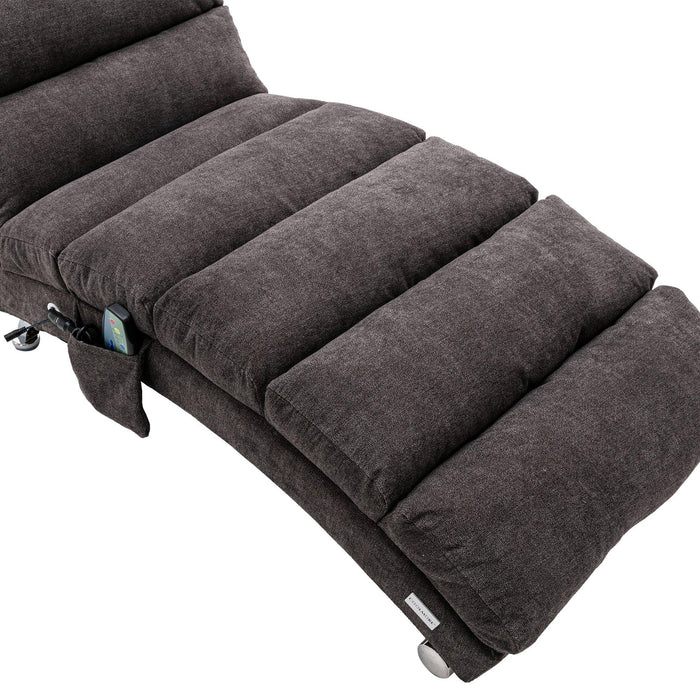 Linen Chaise Lounge Indoor Chair,Modern Long Lounger for Office or Living Room