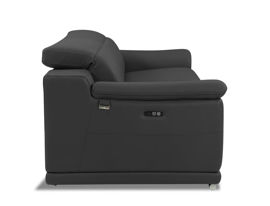 Global United Genuine Italian Leather Power Reclining Sofa