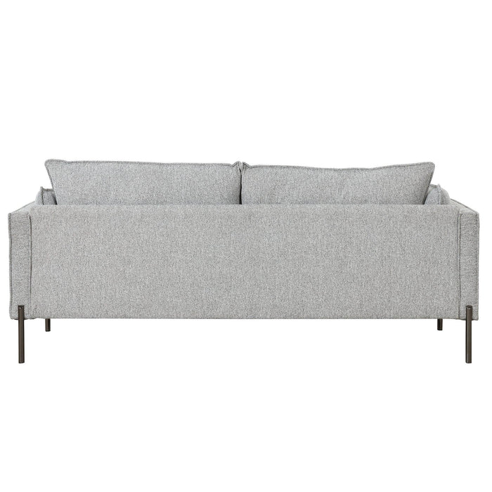 76.2"Modern Style 3 Seat Sofa Linen Fabric Upholstered Couch Furniture 3-Seats Couch for Different Spaces,Living Room,Apartment