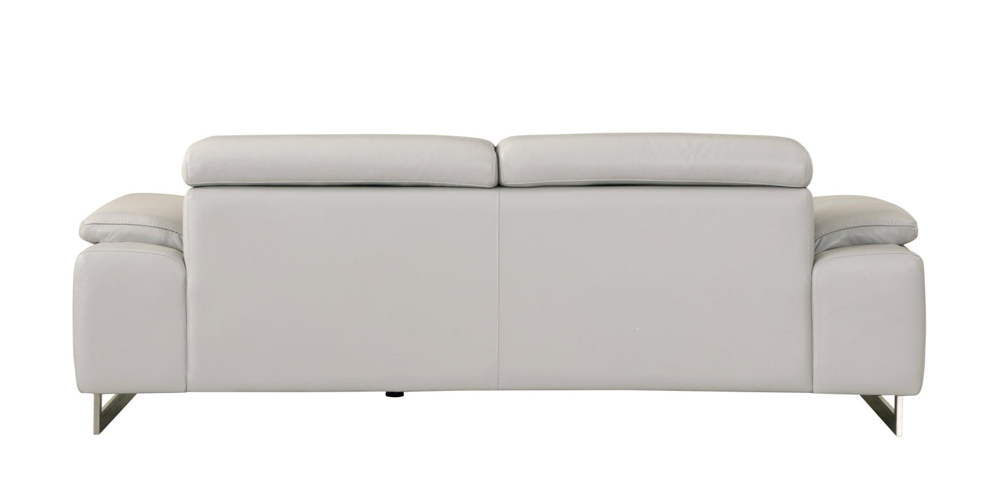 Global United Top Grain Italian Leather Sofa