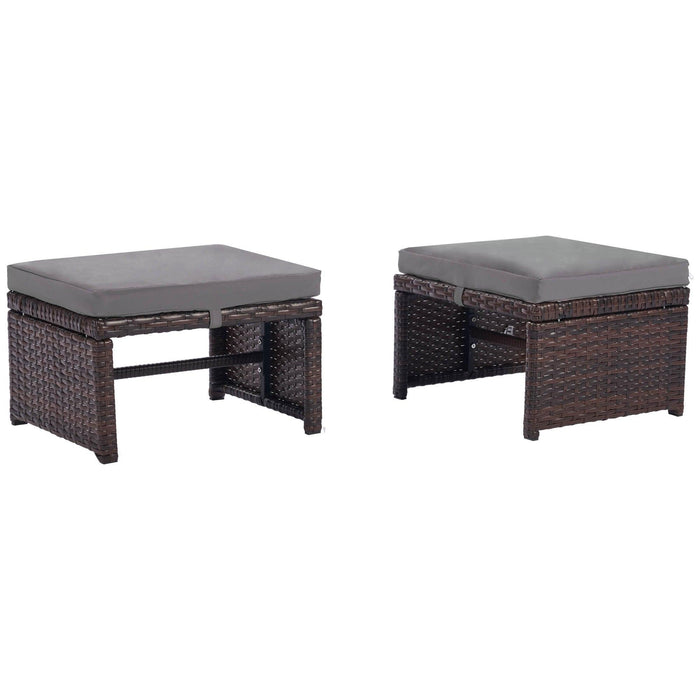 Outdoor Rattan Furniture Sofa And Table Set