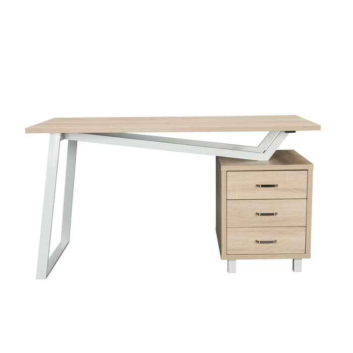 Techni MobiliModern Design Computer Desk withStorage, Sand