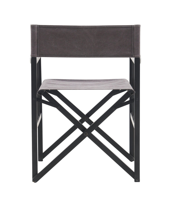 Folding beach chair High quality outdoor camping chairModern comfortable leisure folding chair（dark grey）