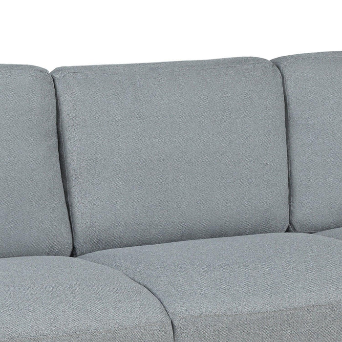 Living Room Furniture Loveseat Sofa and 3-seat  sofa (Gray)