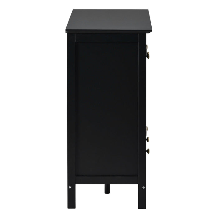 44.9'' Accent CabinetModern Console Table Sideboard for Living Room Dining Room With 2 Doors, 3 Drawers