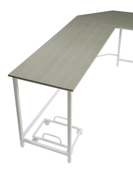 ACME Dazenus Computer Desk, Gray & White Finish OF00043