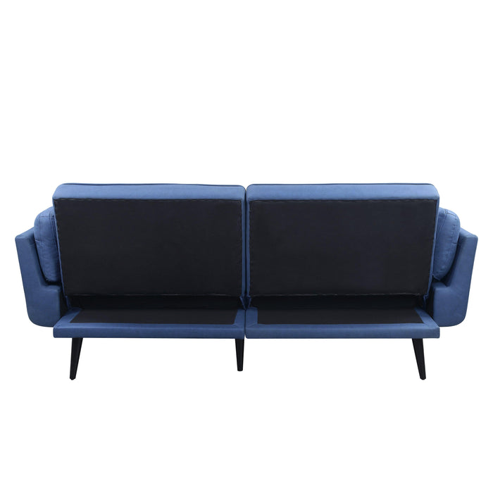 ACME Nafisa Adjustable Sofa & Ottoman, Blue Fabric LV00823