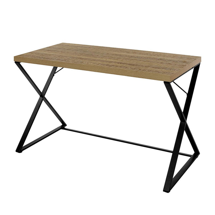 47.2" L Computer Desk, Console Desk - OAK & BLACK