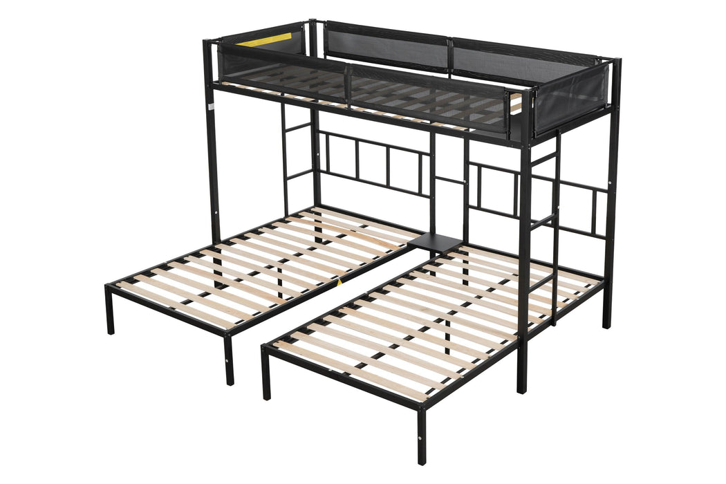 Triple twin bunk bed