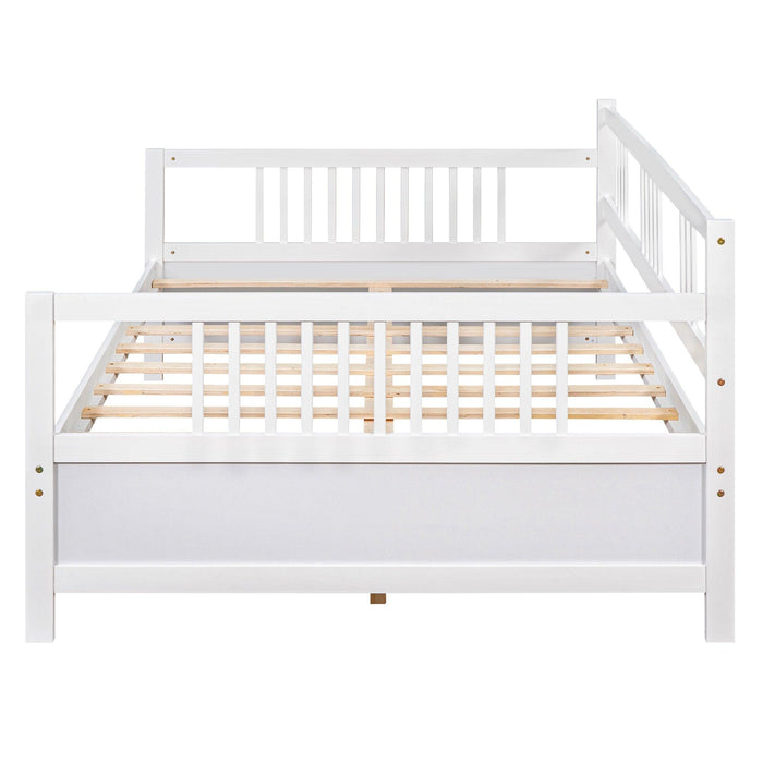 Full Size Daybed with Support Legs, Espresso