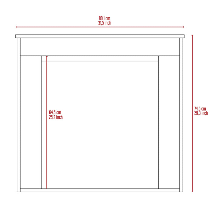 Berwick Rectangle Writing Desk Light Grey