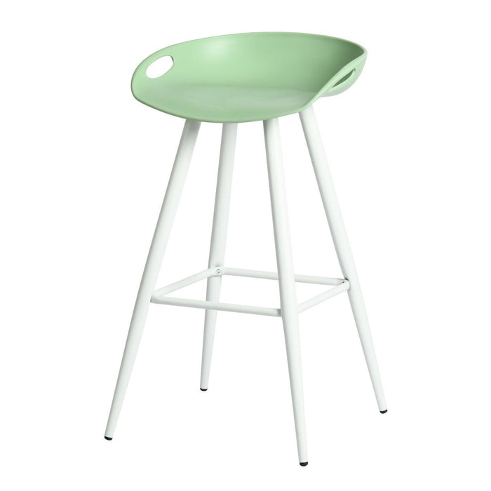 Bak Bar & Counter Stool (Set of 2) - MINT & WHITE