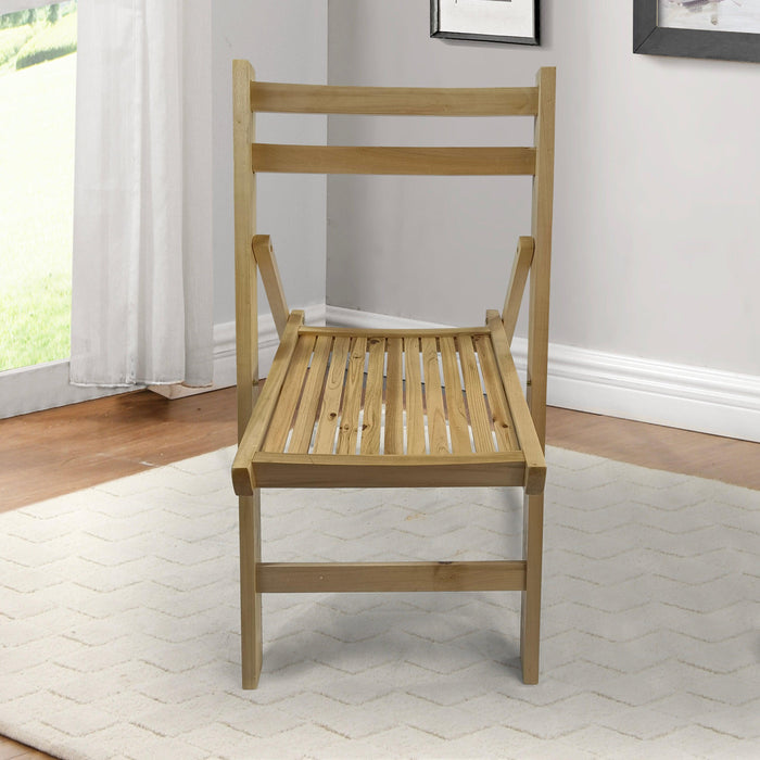 Furniture Slatted Wood Folding Special Event Chair - Wood, Set of 4 ，FOLDING CHAIR, FOLDABLE STYLE