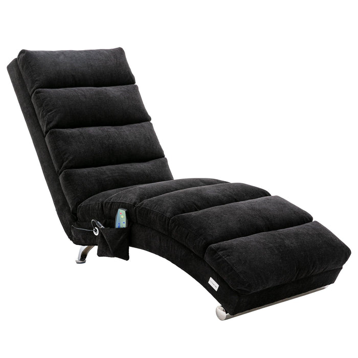 Linen Chaise Lounge Indoor Chair,Modern Long Lounger for Office or Living Room