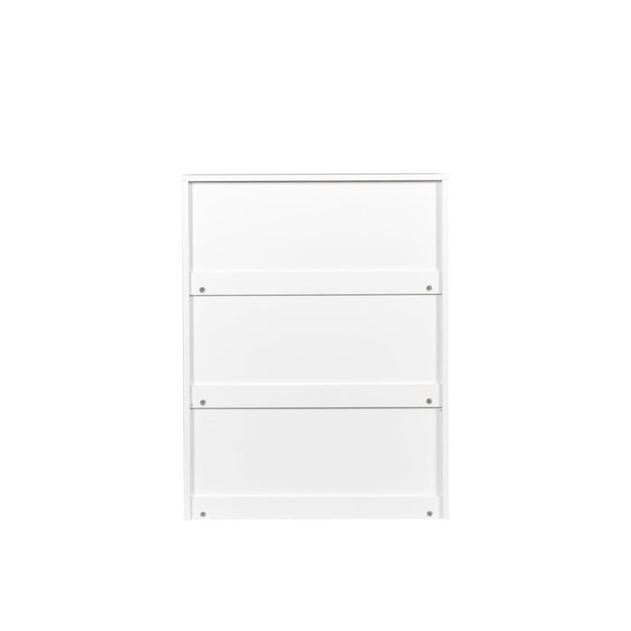 Shoe Cabinet with mirror, 2-TiersShoeStorage Cabinet with Doors for Entryway