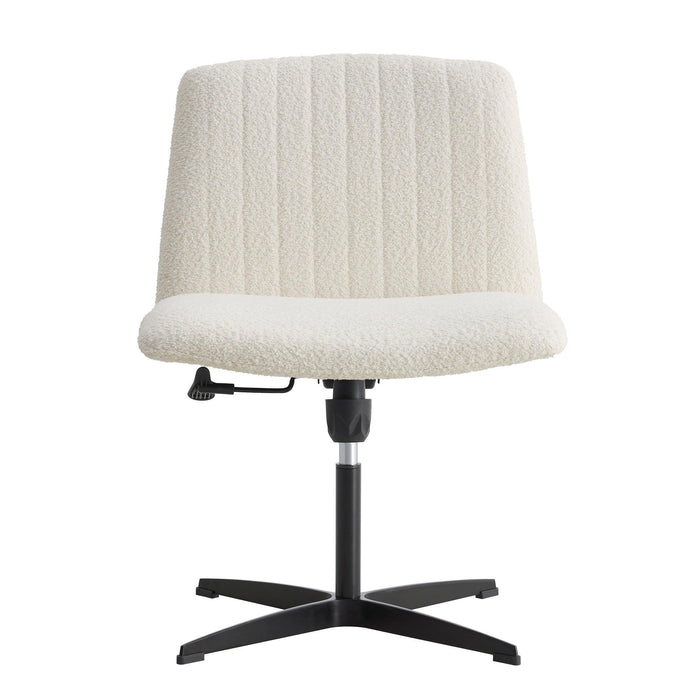 Faux Fur Velvet Material. Home Computer Chair Office Chair Adjustable 360 °Swivel Cushion Chair With Black Foot Swivel Chair Makeup Chair Study Desk Chair. No Wheels