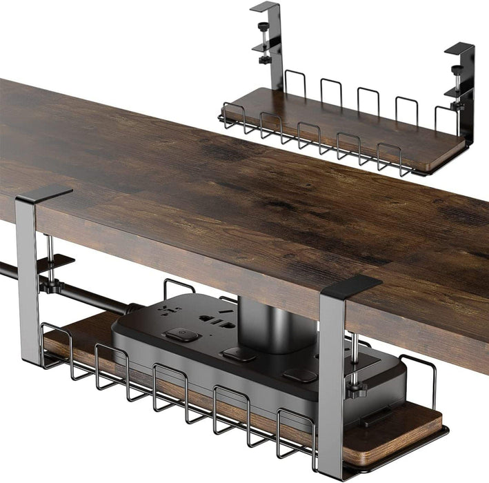 Under Desk WireStorage Rack Under Desk Cable Organizer Wire Cable Tray