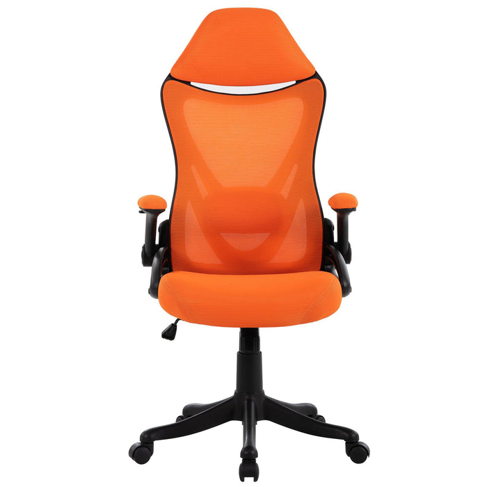 Adjustable Mesh Swivel Designer High Back Ergonomic Price Office Chair Furniture,Orange