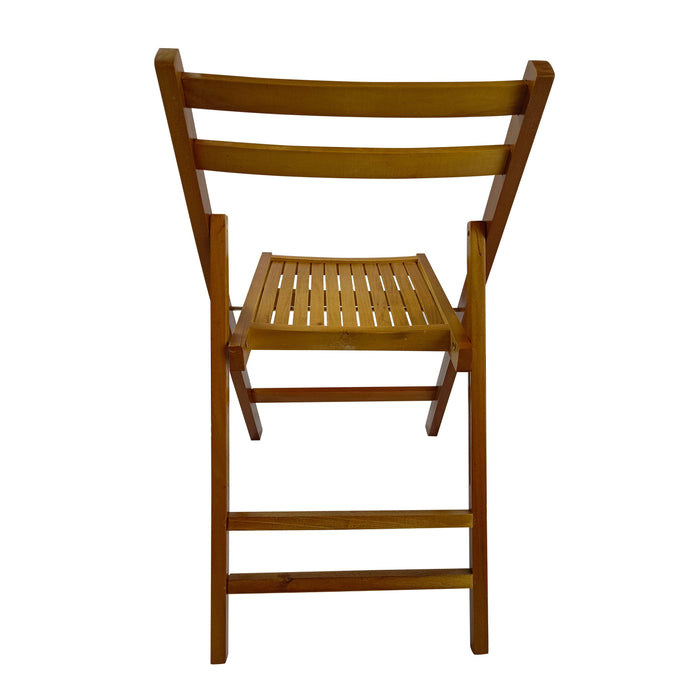 Furniture Slatted Wood Folding Special Event Chair - Honey color, Set of 4 ，FOLDING CHAIR, FOLDABLE STYLE