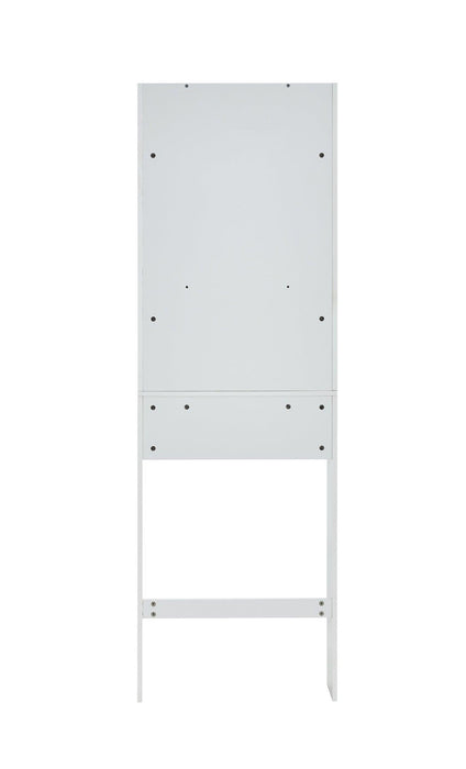 Home Bathroom Shelf Over-The-Toilet, Bathroom SpaceSaver, Bathroom, TolliletStorage cabinet,WHITE,MDF BOARD