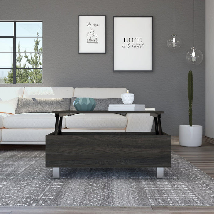 Tilton Rectangle Lift Top  Coffee Table Carbon Espresso