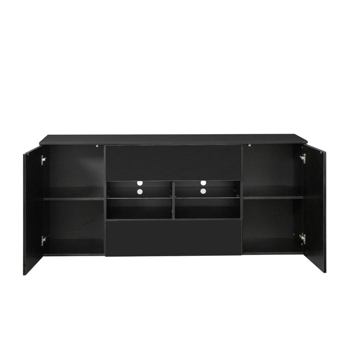 Side cabinet, side cabinet for living room and bedroom, double-door cabinet