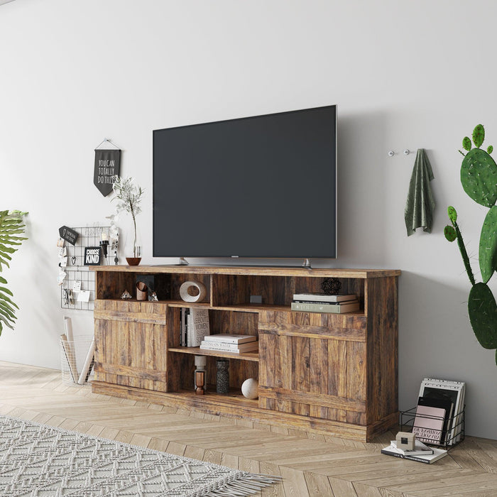 TV Stand ,Modern Wood Universal Media Console,Home Living Room Furniture Entertainment Center