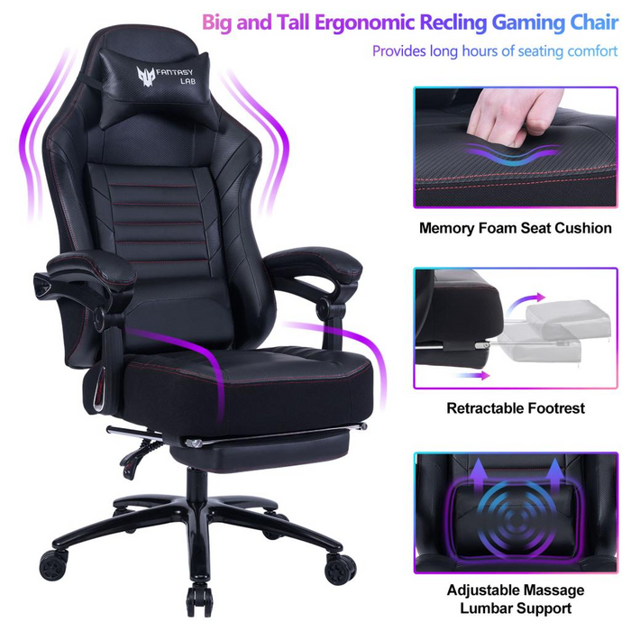 Seat Height Adjustable Swivel Racing Office Computer Ergonomic Video Game Chair