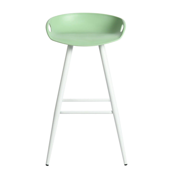 Bak Bar & Counter Stool (Set of 2) - MINT & WHITE