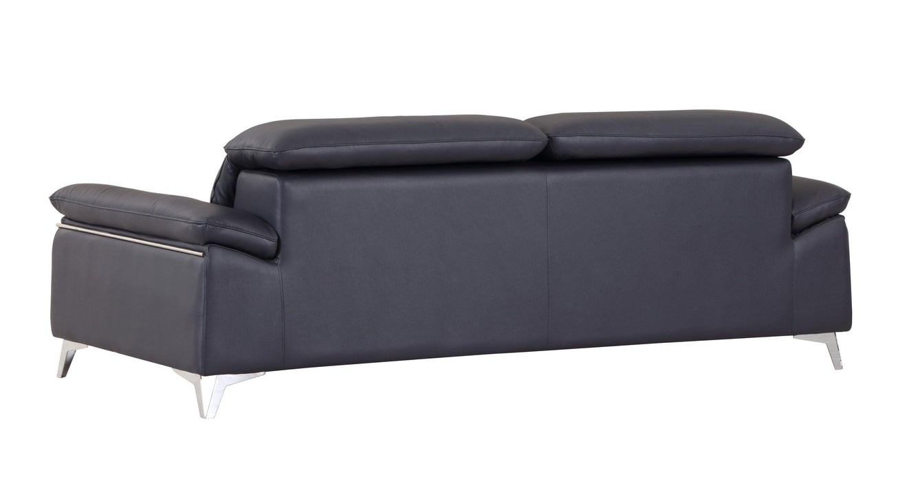 Global United Top Grain Italian Leather Sofa