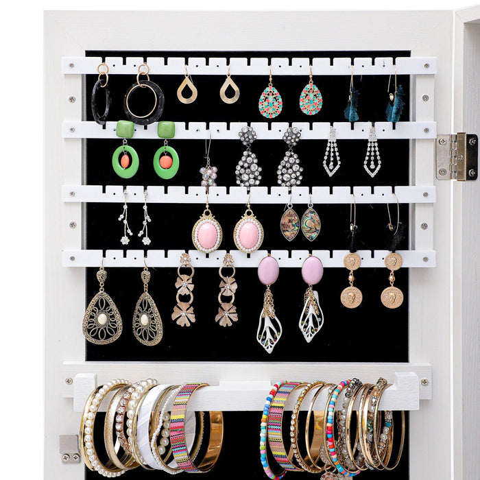 Fashion Simple JewelryStorage Mirror Cabinet Can Be Hung On The Door Or Wall