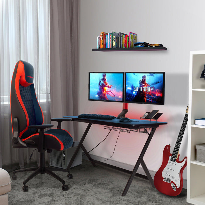 Desk- Atlantic Gaming Fire Storm, Black